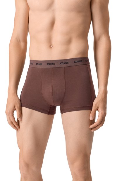 Комплект из трех боксеров DIESEL коричневого цвета по цене 5595 руб., арт. A17832/0IKBL, фото 4 Комплект из трех боксеров DIESEL, арт. A17832/0IKBL, фото 4