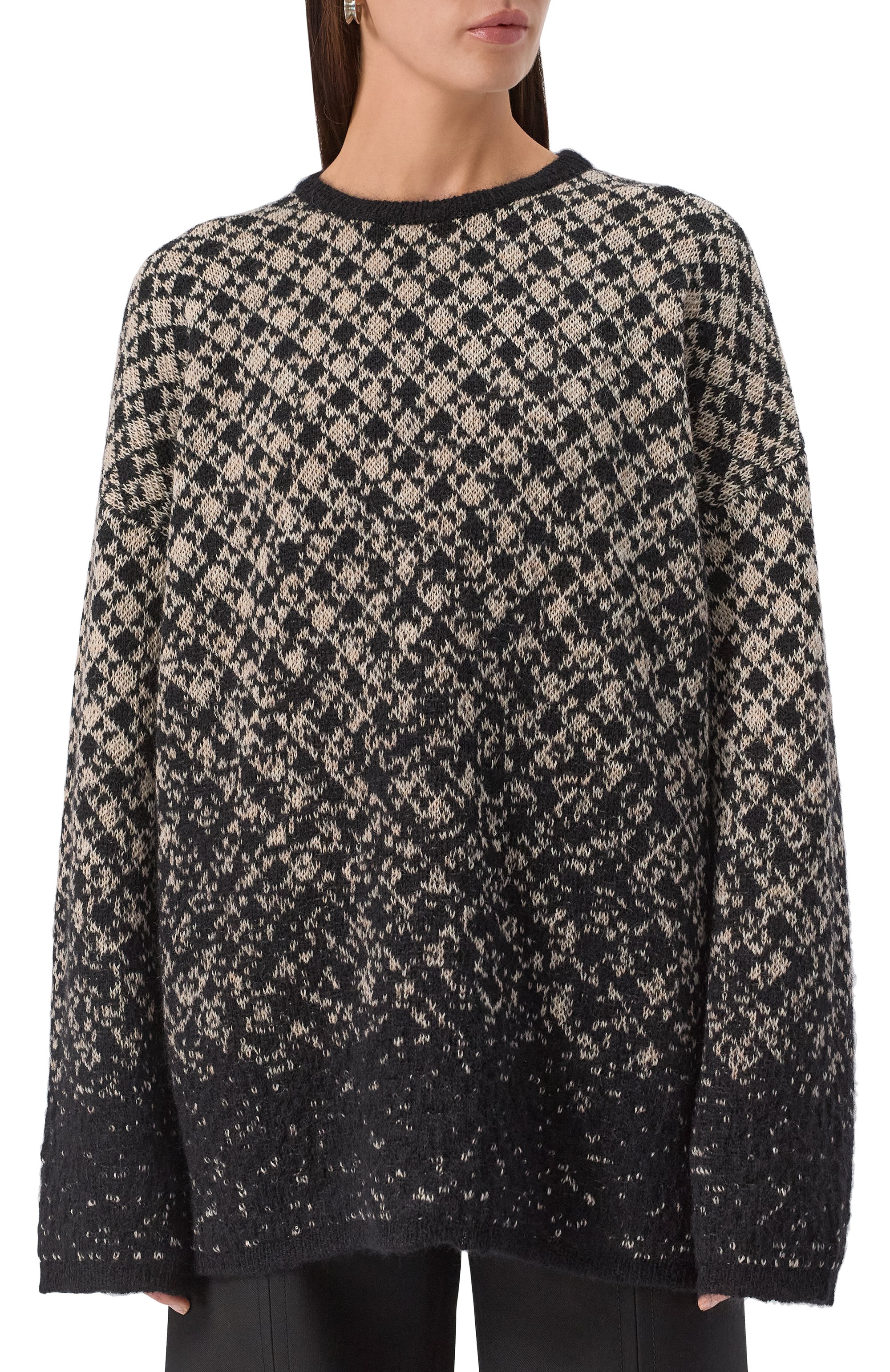 Шерстяной свитер MM6, арт. S52HL0051/M13136, фото 3