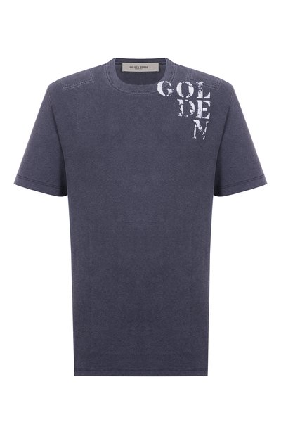 Мужская хлопковая футболка GOLDEN GOOSE DELUXE BRAND, арт. GMP01220.P002136