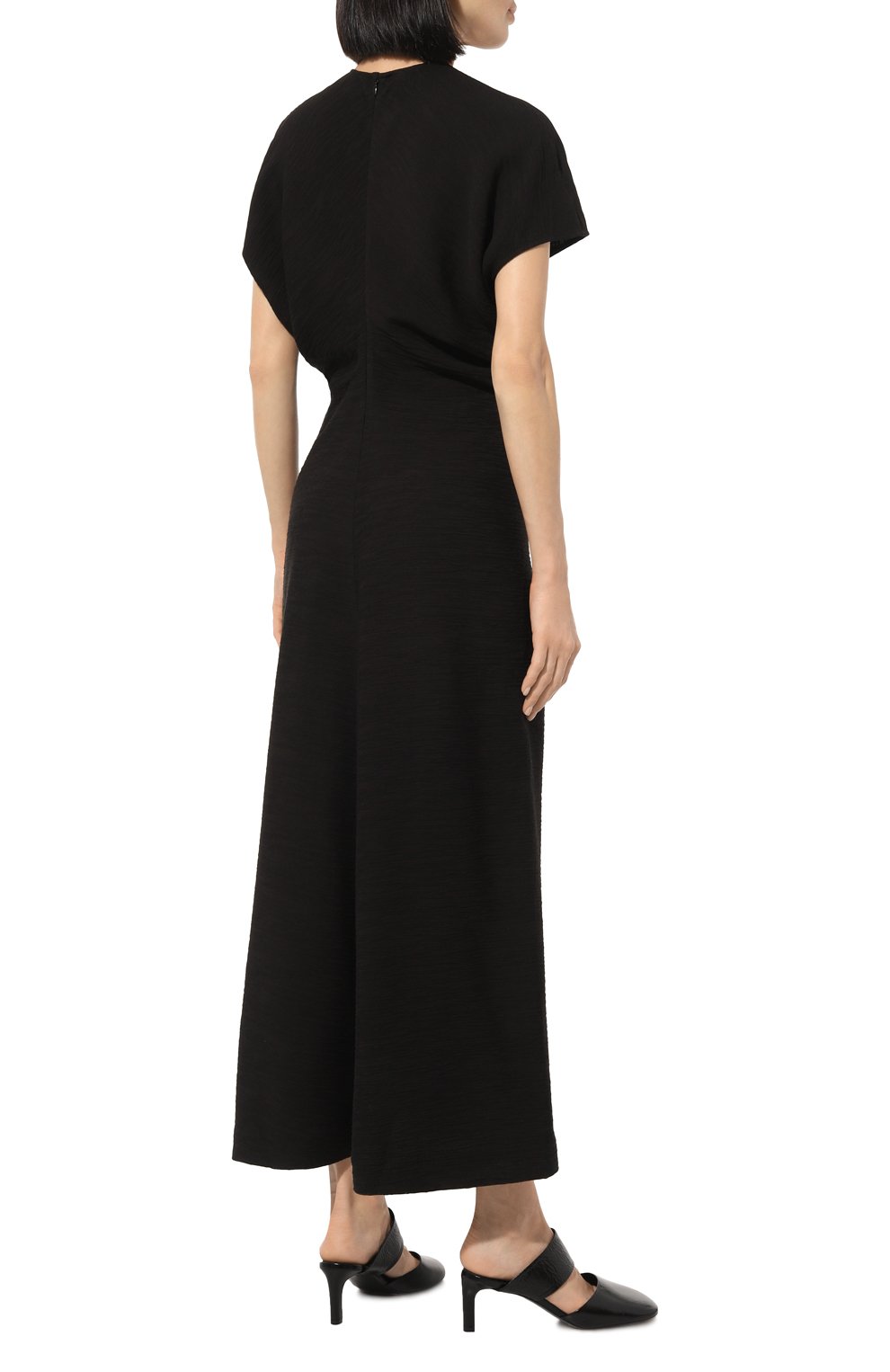 Платье из вискозы TOTEME, арт. 243-WRD1103-FB0199, фото 4