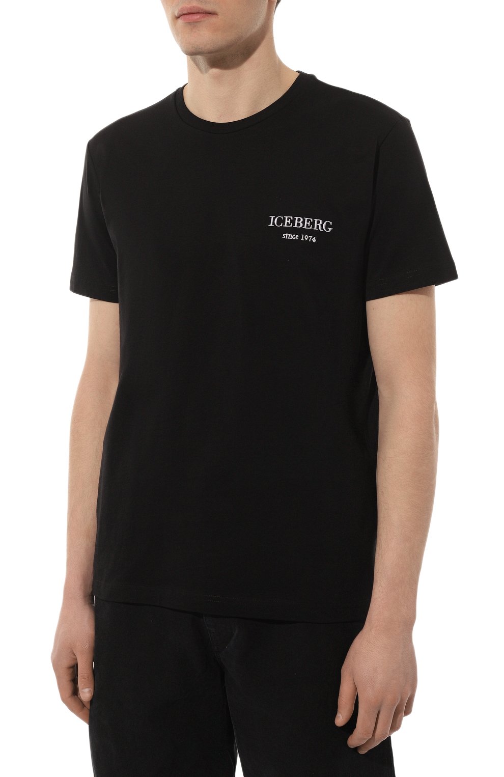 Хлопковая футболка ICEBERG, арт. 21E I1P0/F026/6301, фото 3