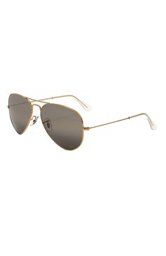 Женские солнцезащитные очки RAY-BAN золотого цвета, арт. 3025-9196G3 | Фот�о 1 (Кросс-КТ: С/з-унисекс; Нос: Не проставлено; Тип очков: С/з; Материал: Металл; Очки форма: Авиаторы; Оптика Гендер: оптика-унисекс)