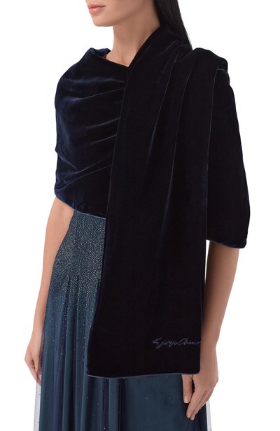 Шарф из вискозы и шелка GIORGIO ARMANI, арт. GW004426/AF30336, фото 2