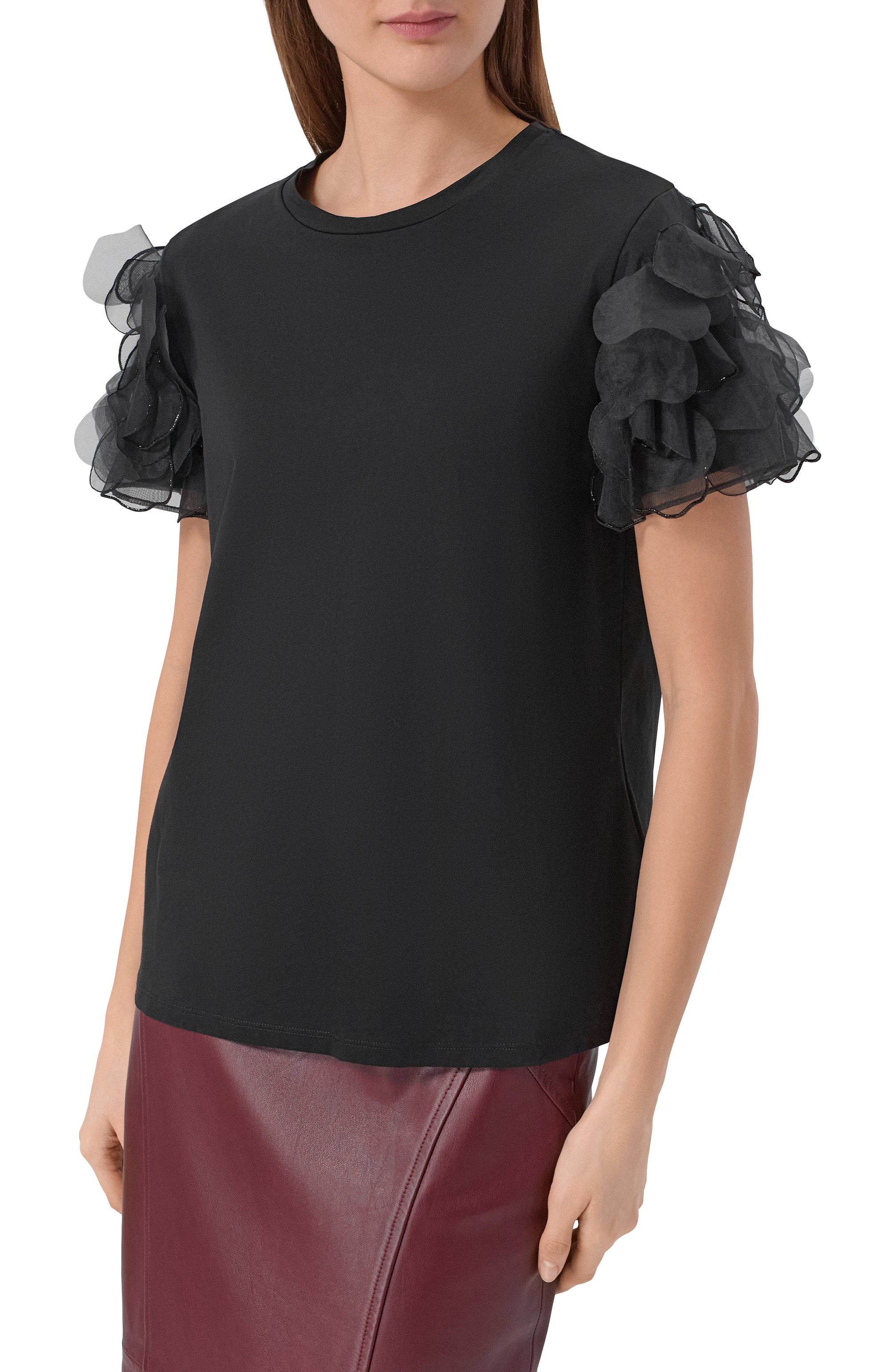 Хлопковый топ MAX MARA STUDIO, арт. MSEEDITTI, фото 3