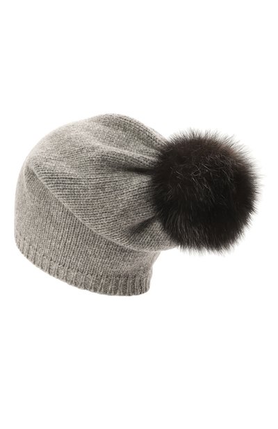 Кашемировая шапка с отделкой из меха соболя BLACK SABLE, арт. BS-005CV3, фото 3