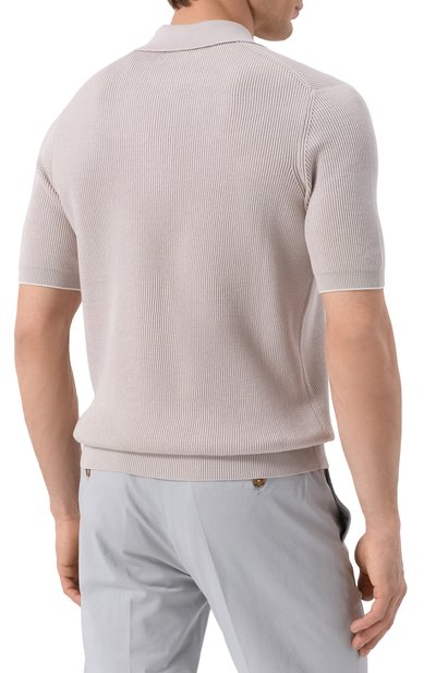 Хлопковое поло BRUNELLO CUCINELLI, арт. M29400005, фото 4