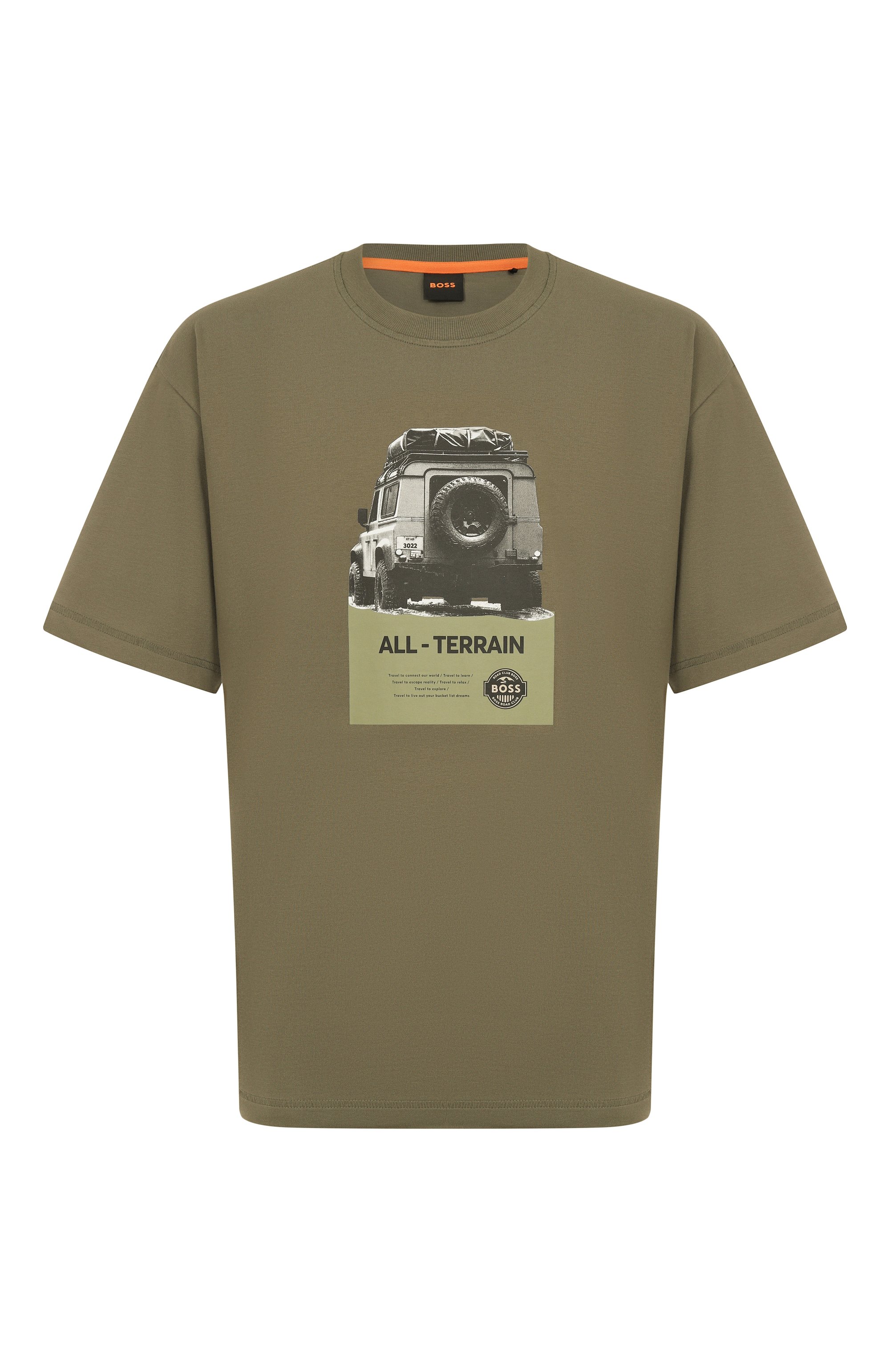 Хлопковая футболка BOSS ORANGE, арт. 50546958, фото 1