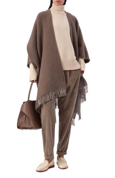 Кашемировое пончо BRUNELLO CUCINELLI, арт. MSCDAGP32, фото 2
