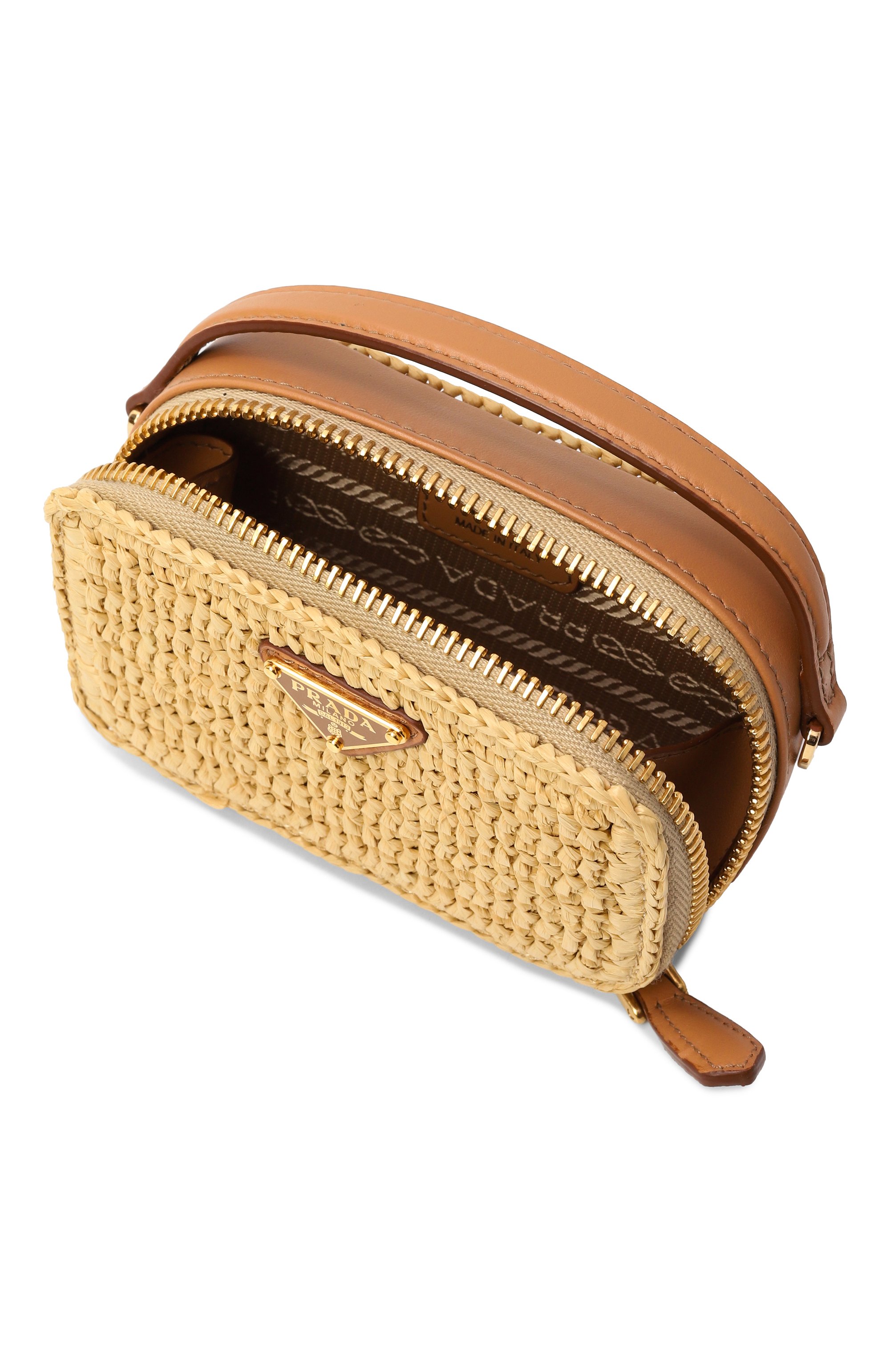 Сумка PRADA бежевого цвета по цене 149500 руб., арт. 1NR025/2CYC, фото 5 Сумка PRADA, арт. 1NR025/2CYC, фото 5