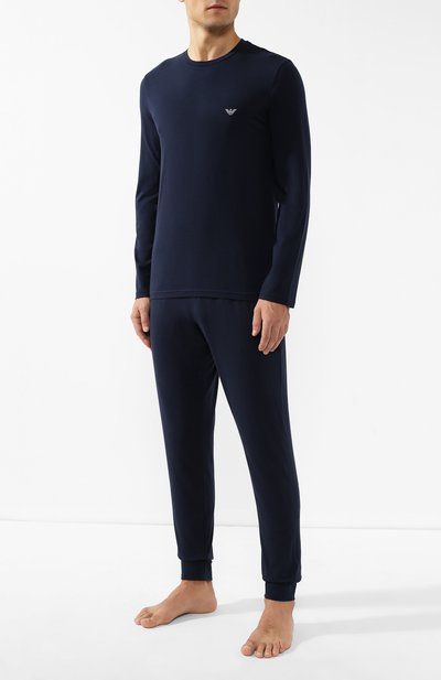 Хлопковая пижама EMPORIO ARMANI, арт. 111789/9A720, фото 1
