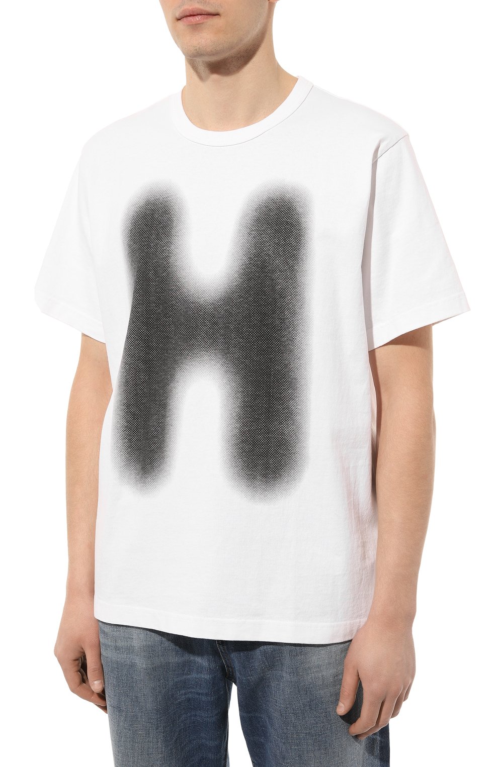 Хлопковая футболка HELMUT LANG, арт. M04HM509, фото 3