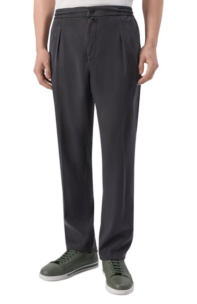 Брюки из лиоцелла KITON, арт. UP1LACRK0609H, фото 3