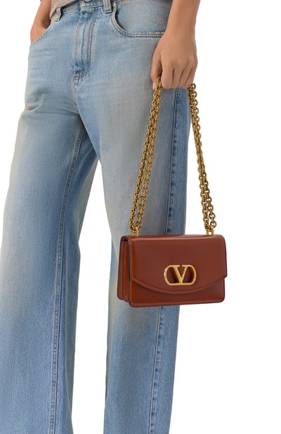 Сумка vain small VALENTINO коричневого цвета по цене 493000 руб., арт. 6W0B0R17/GCB, фото 2 Сумка vain small VALENTINO, арт. 6W0B0R17/GCB, фото 2