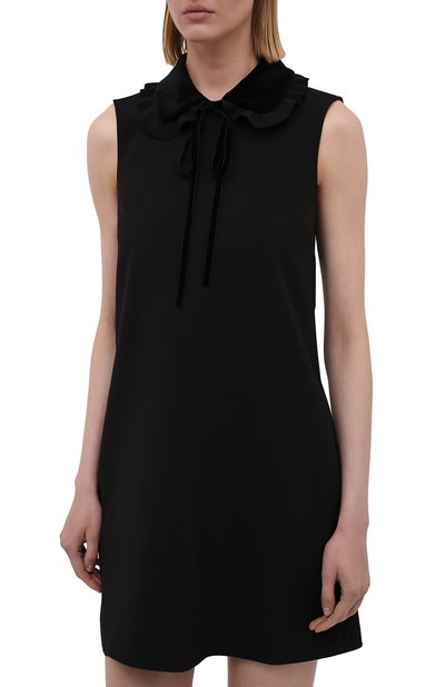 Платье REDVALENTINO черного цвета по цене 52100 руб., арт. WR3VABP0/610, фото 3 Платье REDVALENTINO, арт. WR3VABP0/610, фото 3