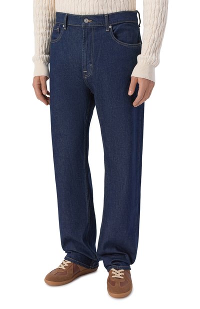 Джинсы easy straight 7 FOR ALL MANKIND темно-синего цвета по цене 29950 руб., арт. 7T5H0K85-3LX, фото 3 Джинсы easy straight 7 FOR ALL MANKIND, арт. 7T5H0K85-3LX, фото 3