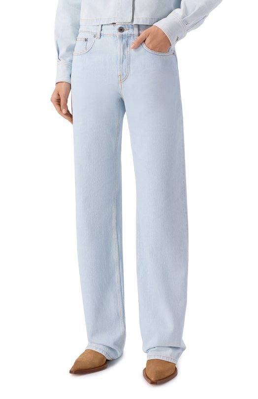 Джинсы Off-White 0WYA069F25DEN002 Голубой  0WYA069F25DEN002 Фото 3