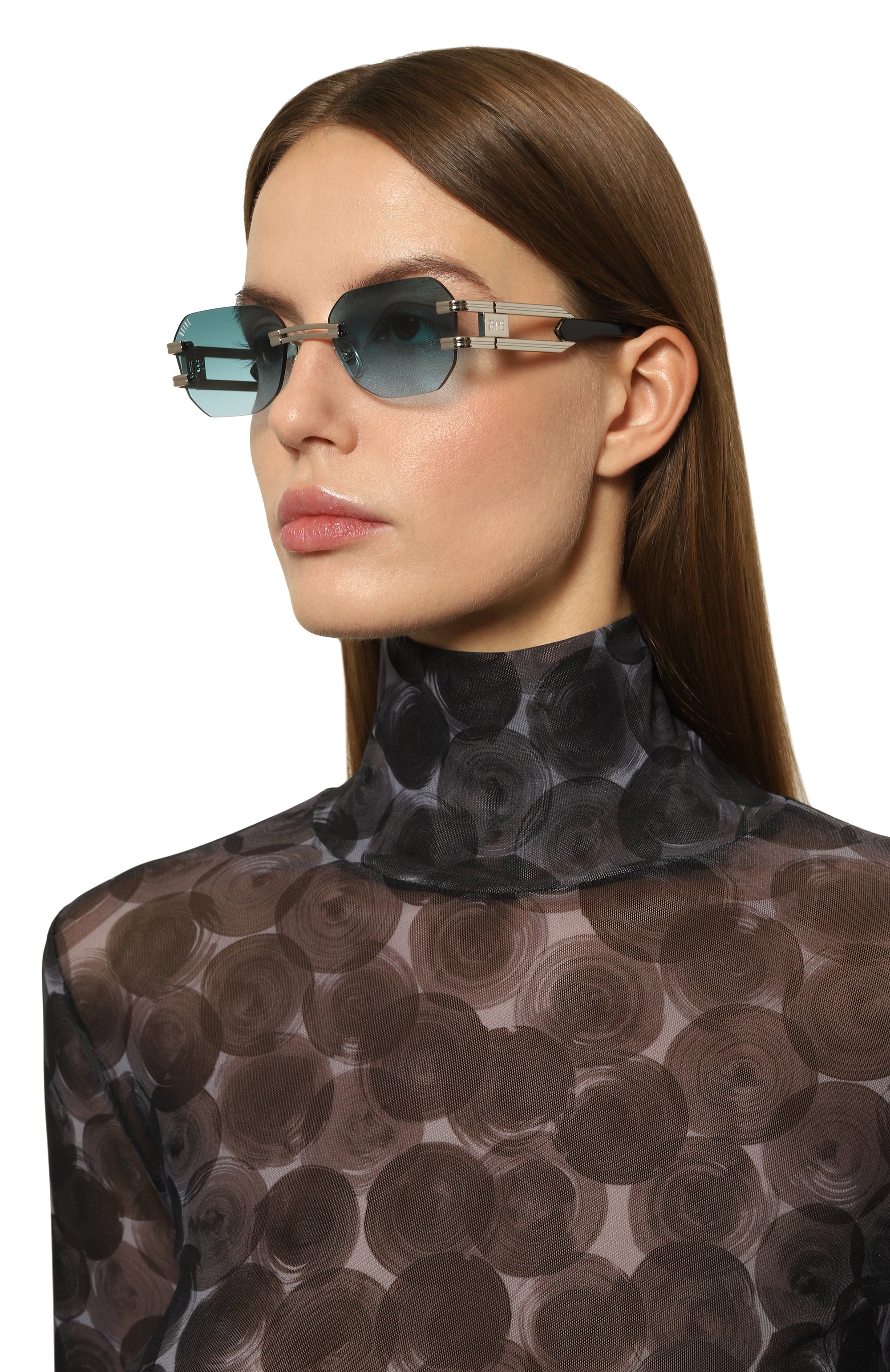 Солнцезащитные очки 9FIVE, арт. R0YALS LITE-PLATINUM / GREEN BLUE, фото 3