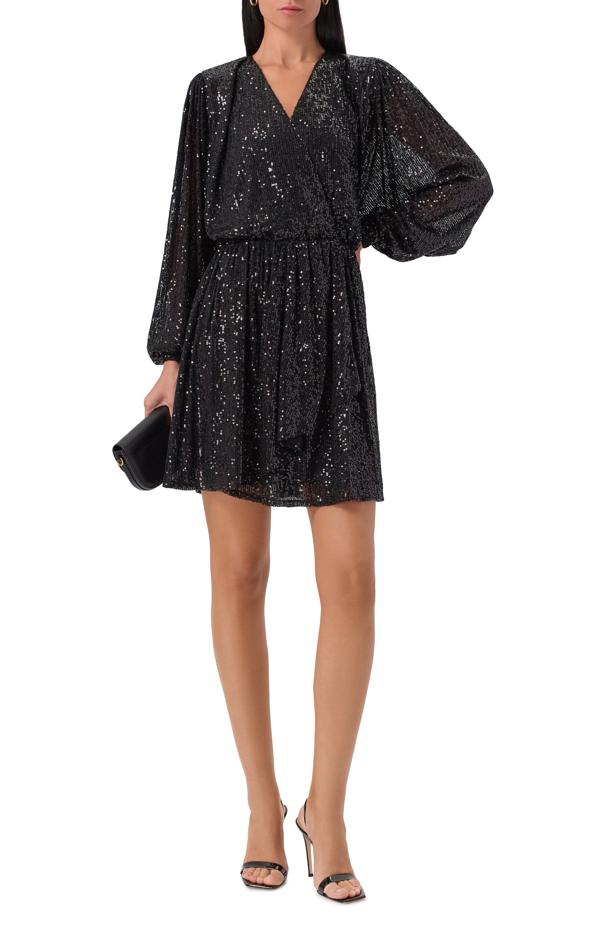 Платье с отделкой пайетками BOSS ORANGE, арт. 50548326, фото 2