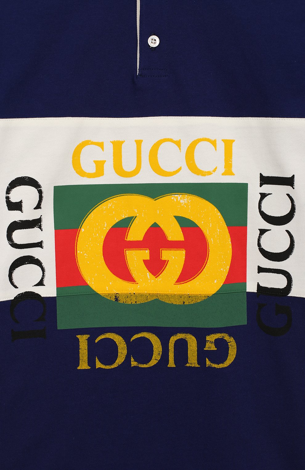 Хлопковое поло GUCCI, арт. 540634/XJAAM, фото 3