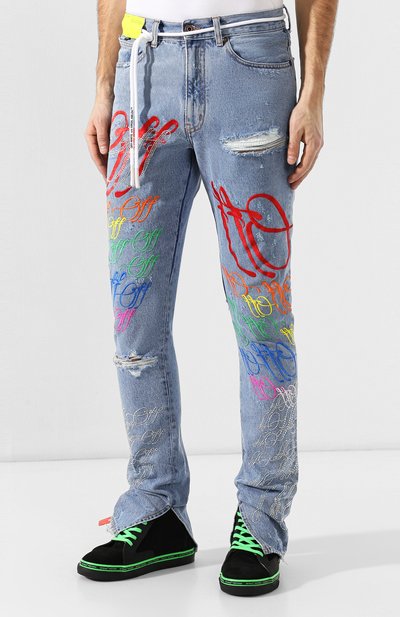 Джинсы OFF-WHITE, арт. 0MYA035S193860407188, фото 3