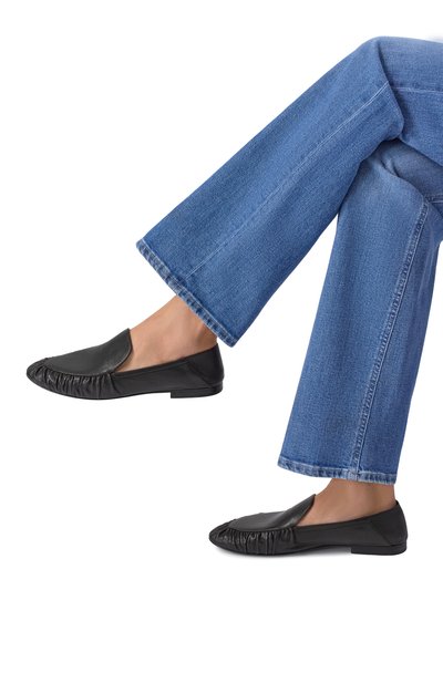 Женские кожаные лоферы alain SAINT LAURENT, арт. 841450/AADF0