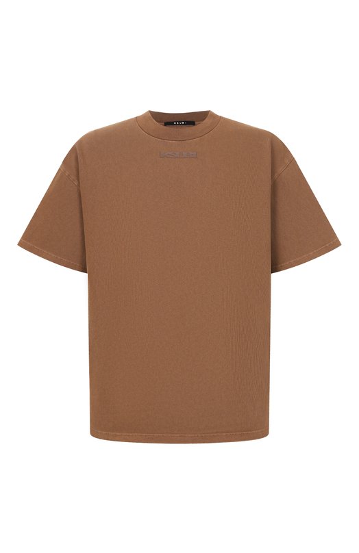 Хлопковая футболка Ksubi MPS26TE003 Коричневый MPS26TE003