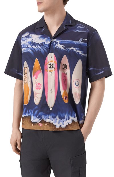 Хлопковая рубашка HUGO BLUE, арт. 50544569, фото 3