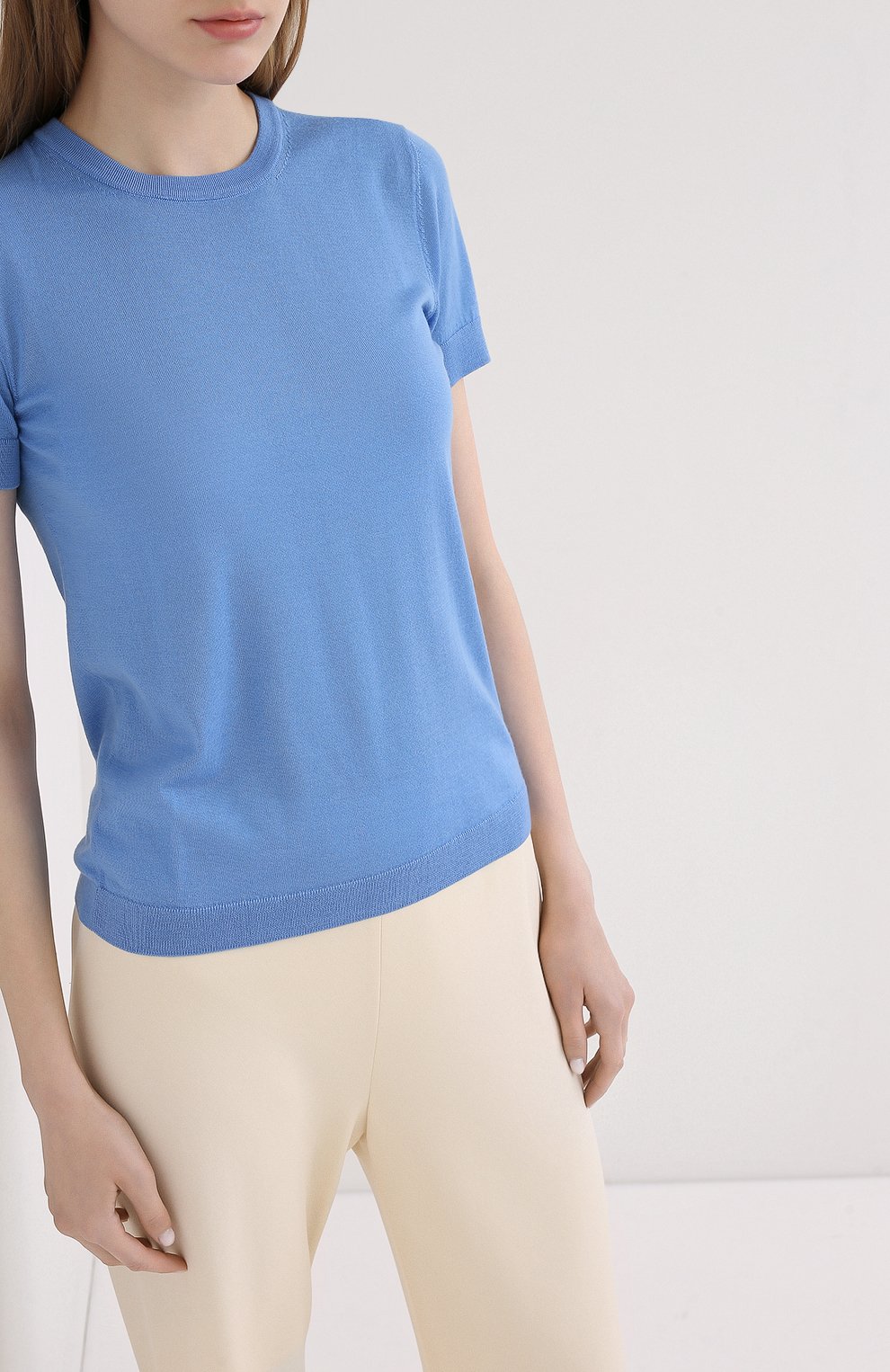 Кашемировый пуловер RALPH LAUREN голубого цвета по цене 79950 руб., арт. 290797771, фото 3 Кашемировый пуловер RALPH LAUREN, арт. 290797771, фото 3