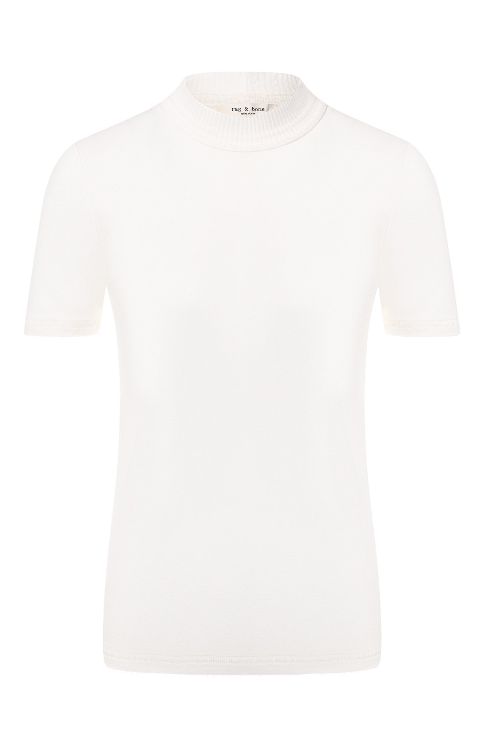 Футболка RAG AND BONE белого цвета по цене 13900 руб., арт. WCC19HT002UQ02, фото 1 Футболка RAG AND BONE, арт. WCC19HT002UQ02, фото 1