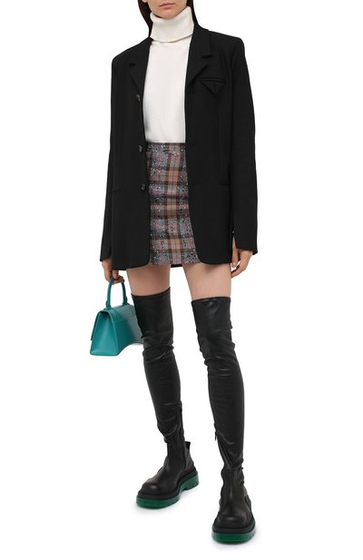 Кожаные ботфорты bv tire BOTTEGA VENETA, арт. 630303/VBP71, фото 2