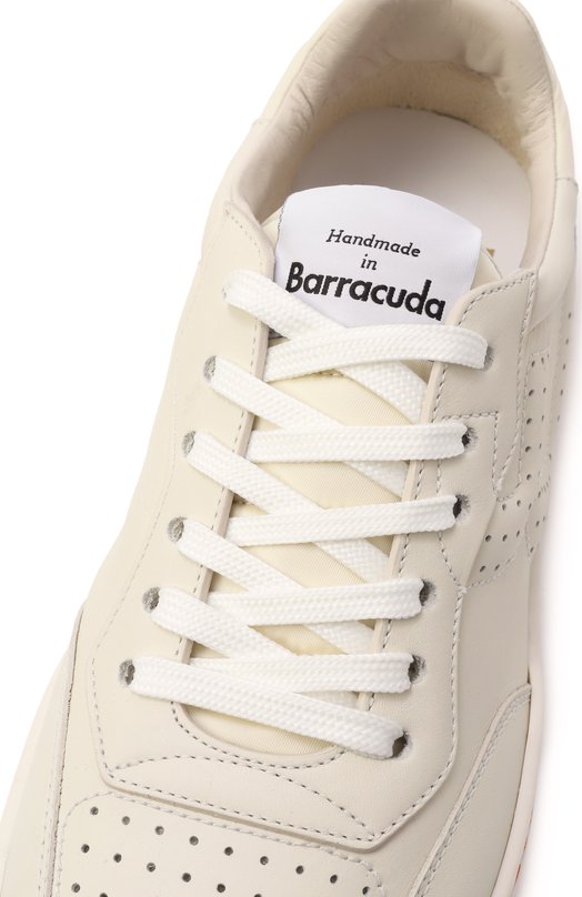 Кожаные кеды Earving Barracuda BU3548/ Кремовый  BU3548/ Фото 7