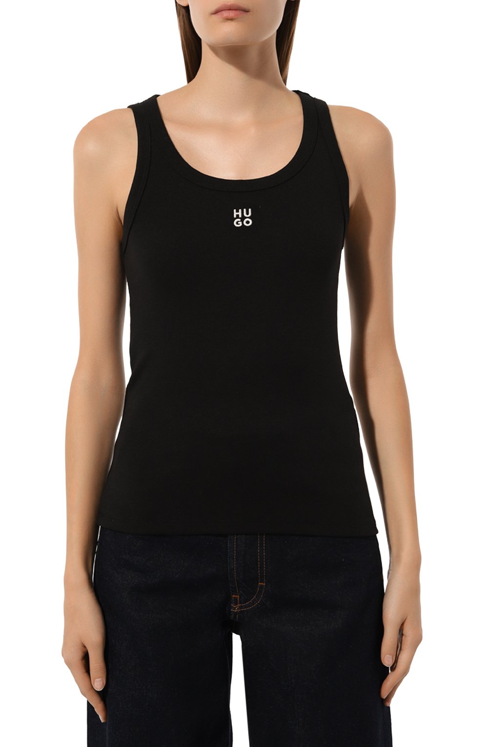 Хлопковая майка HUGO, арт. 50514489, фото 3