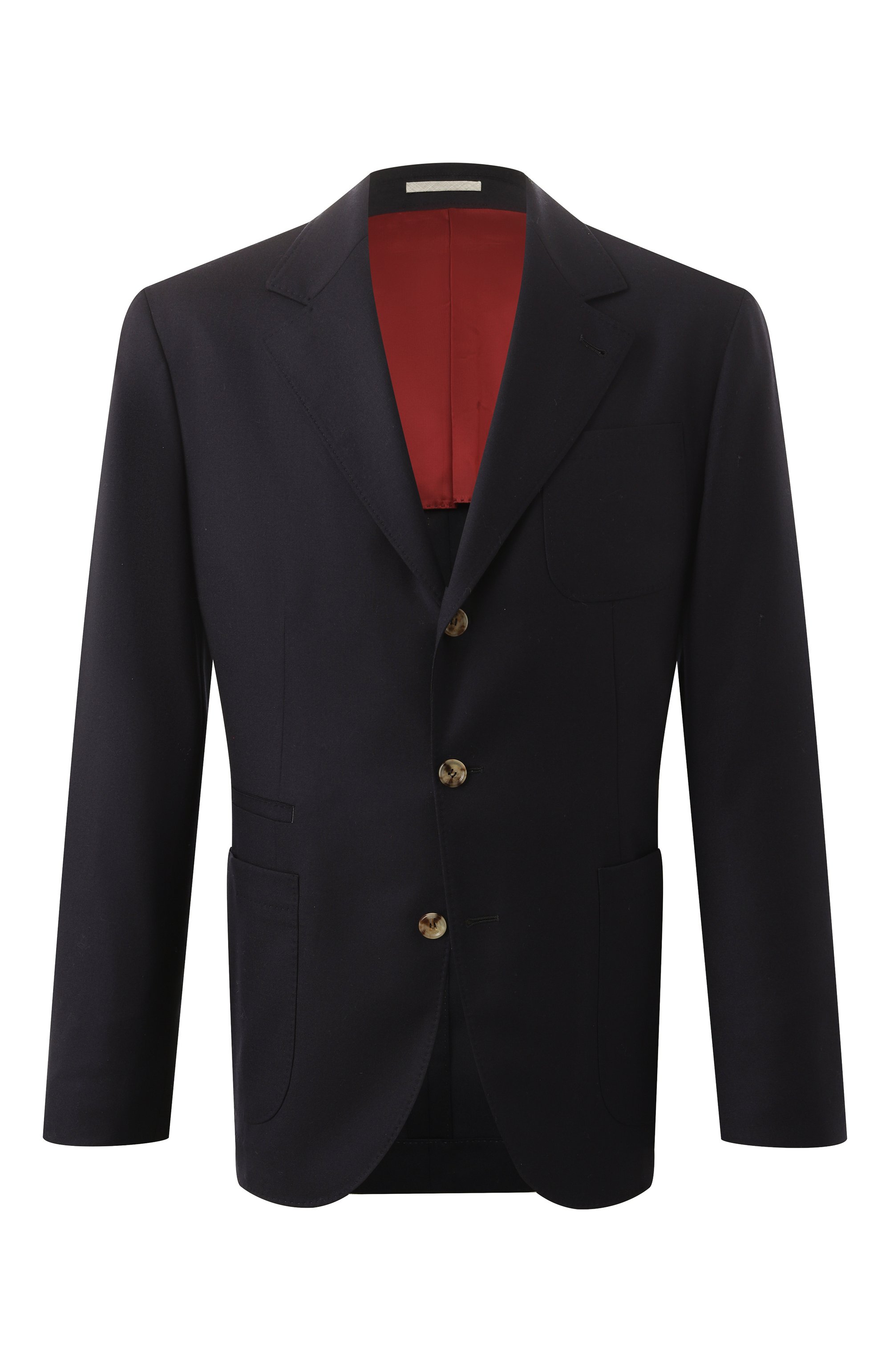 Шерстяной пиджак BRUNELLO CUCINELLI темно-синего цвета по цене 337000 руб., арт. ME2267BND, фото 1 Шерстяной пиджак BRUNELLO CUCINELLI, арт. ME2267BND, фото 1