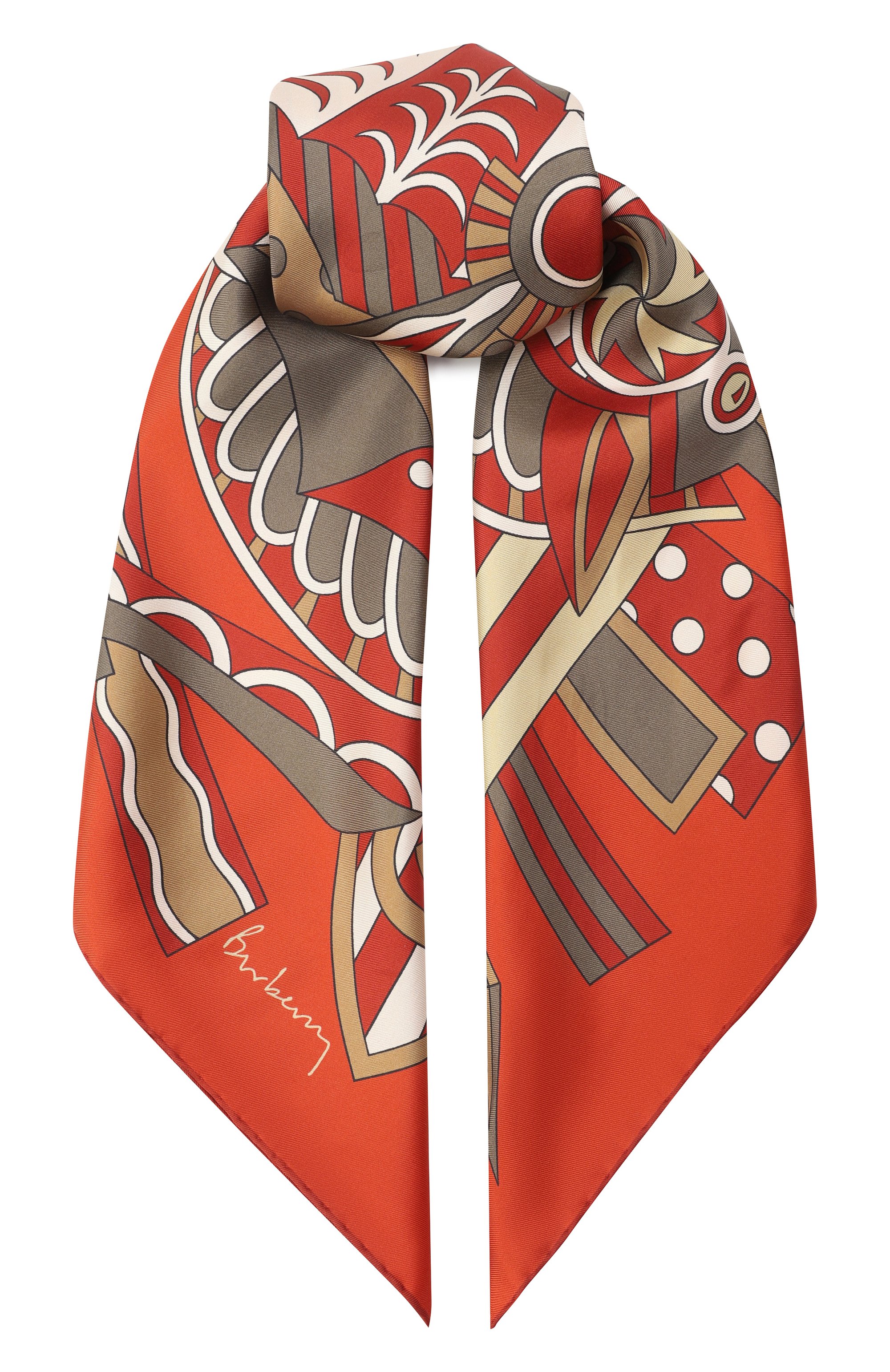 Шелковый платок BURBERRY, арт. 8102085, фото 1