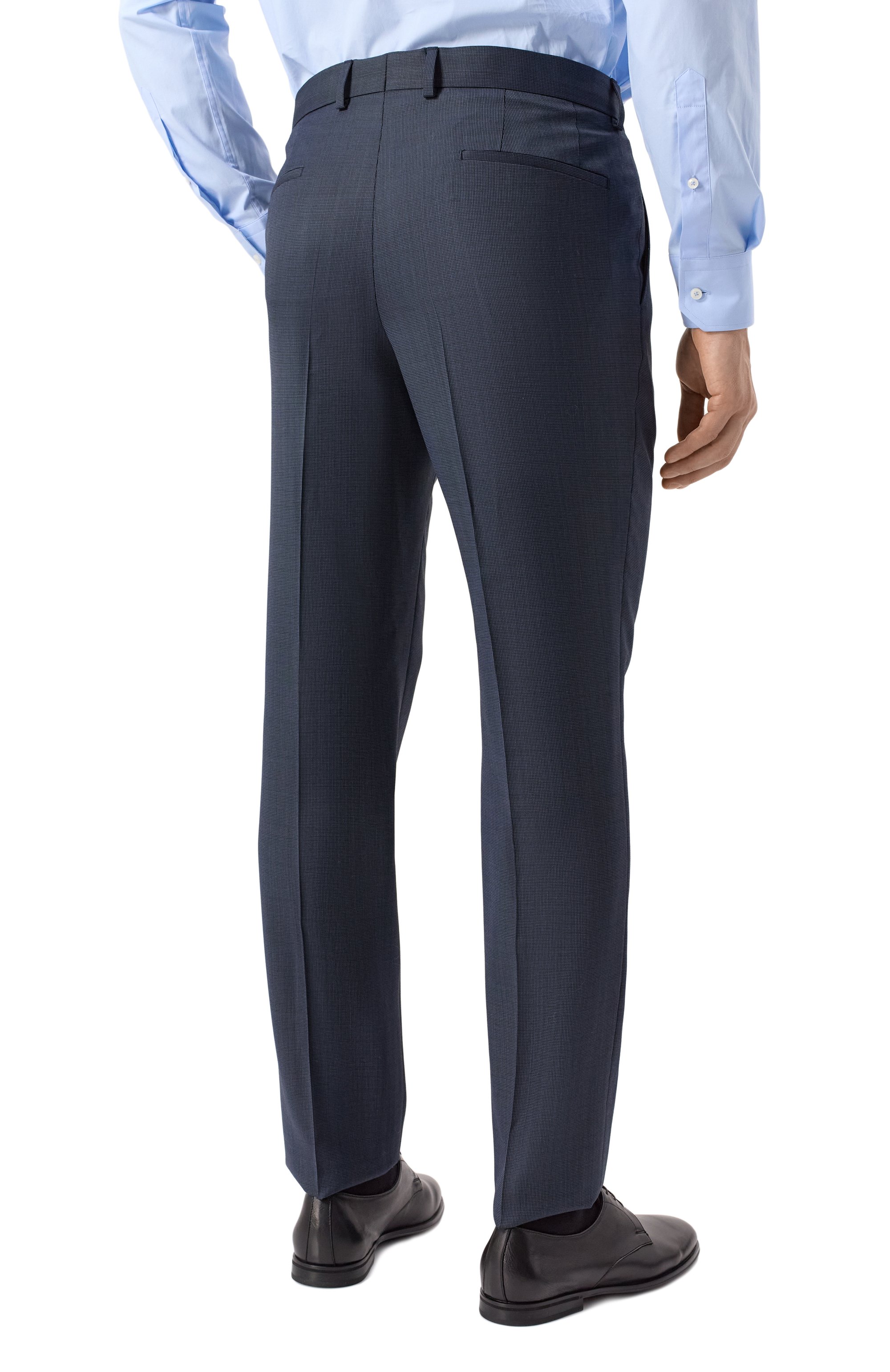 Шерстяной костюм BOSS темно-синего цвета по цене 92400 руб., арт. 50518118, фото 7 Шерстяной костюм BOSS, арт. 50518118, фото 7