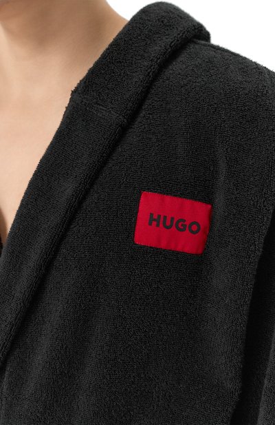 Хлопковый халат HUGO, арт. 50503029, фото 5