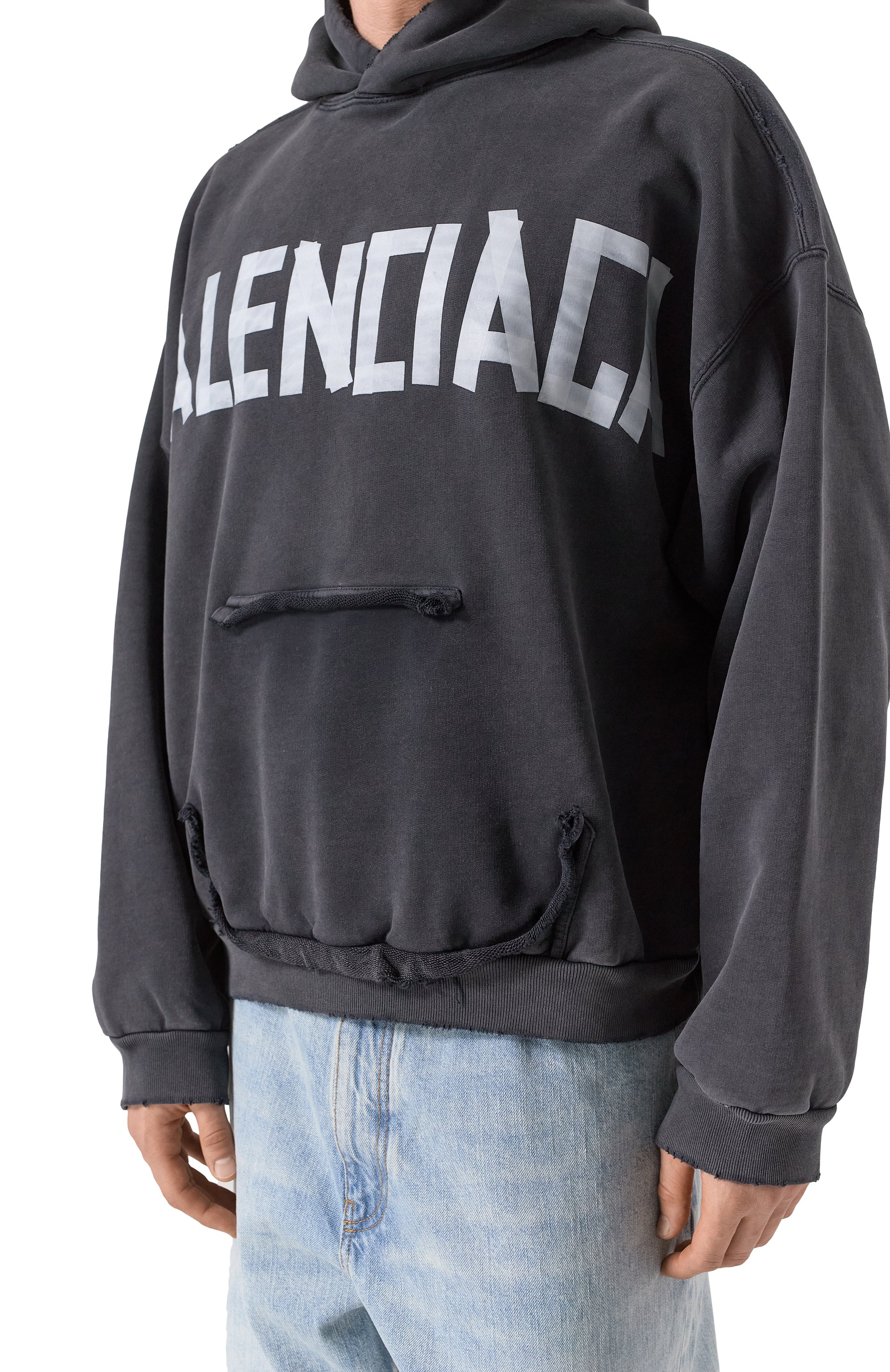 Хлопковое худи BALENCIAGA, арт. 744441/TRVK2, фото 5