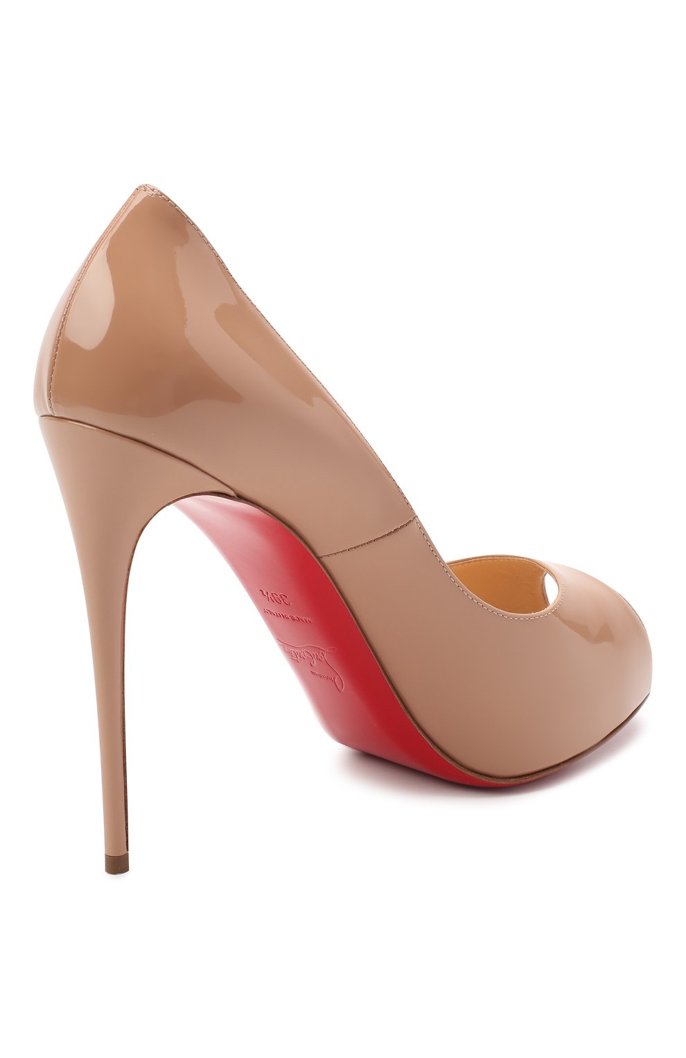 Кожаные туфли new very prive 120 CHRISTIAN LOUBOUTIN, арт. new very prive 120 patent, фото 4