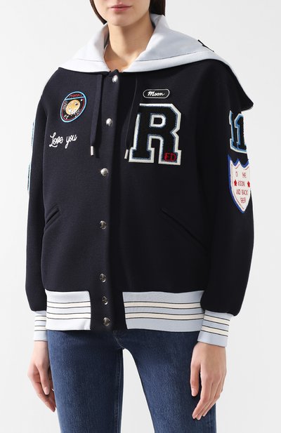 Бомбер с капюшоном REDVALENTINO, арт. RR3CIA10/GPV, фото 3
