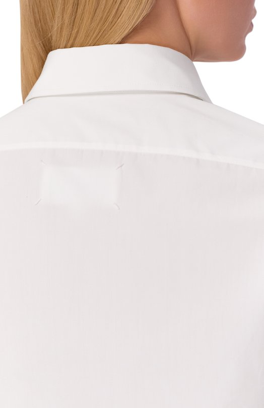 Хлопковая рубашка Maison Margiela S50DT0063/S43001 Белый  S50DT0063/S43001 Фото 5