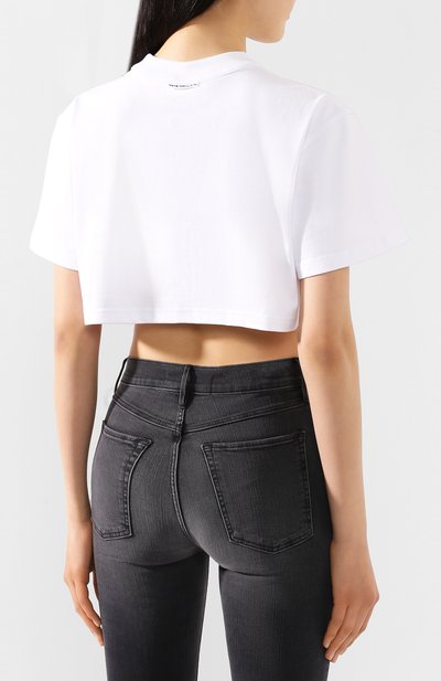 Хлопковый топ ALEXANDER WANG, арт. 1CC1201309, фото 4