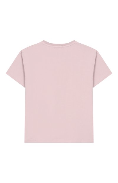 Хлопковая футболка SASHA KIM сиреневого цвета по цене 6250 руб., арт. SK-00000621, фото 2 Хлопковая футболка SASHA KIM, арт. SK-00000621, фото 2