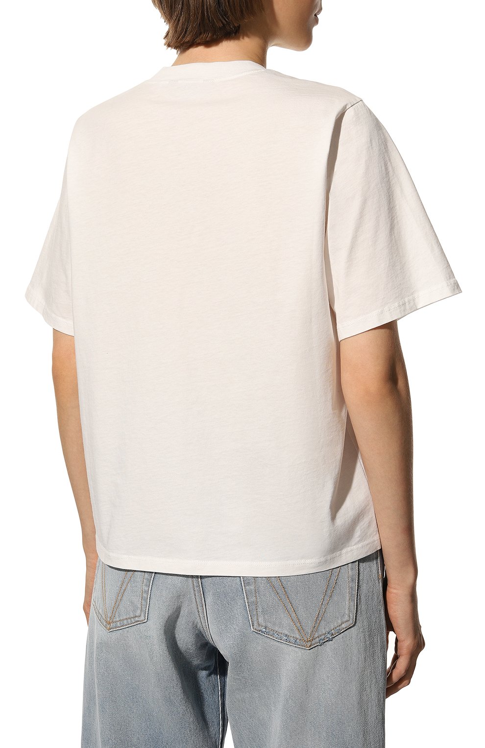 Хлопковая футбол ка 7 FOR ALL MANKIND, арт. JSLL97000W, фото 4