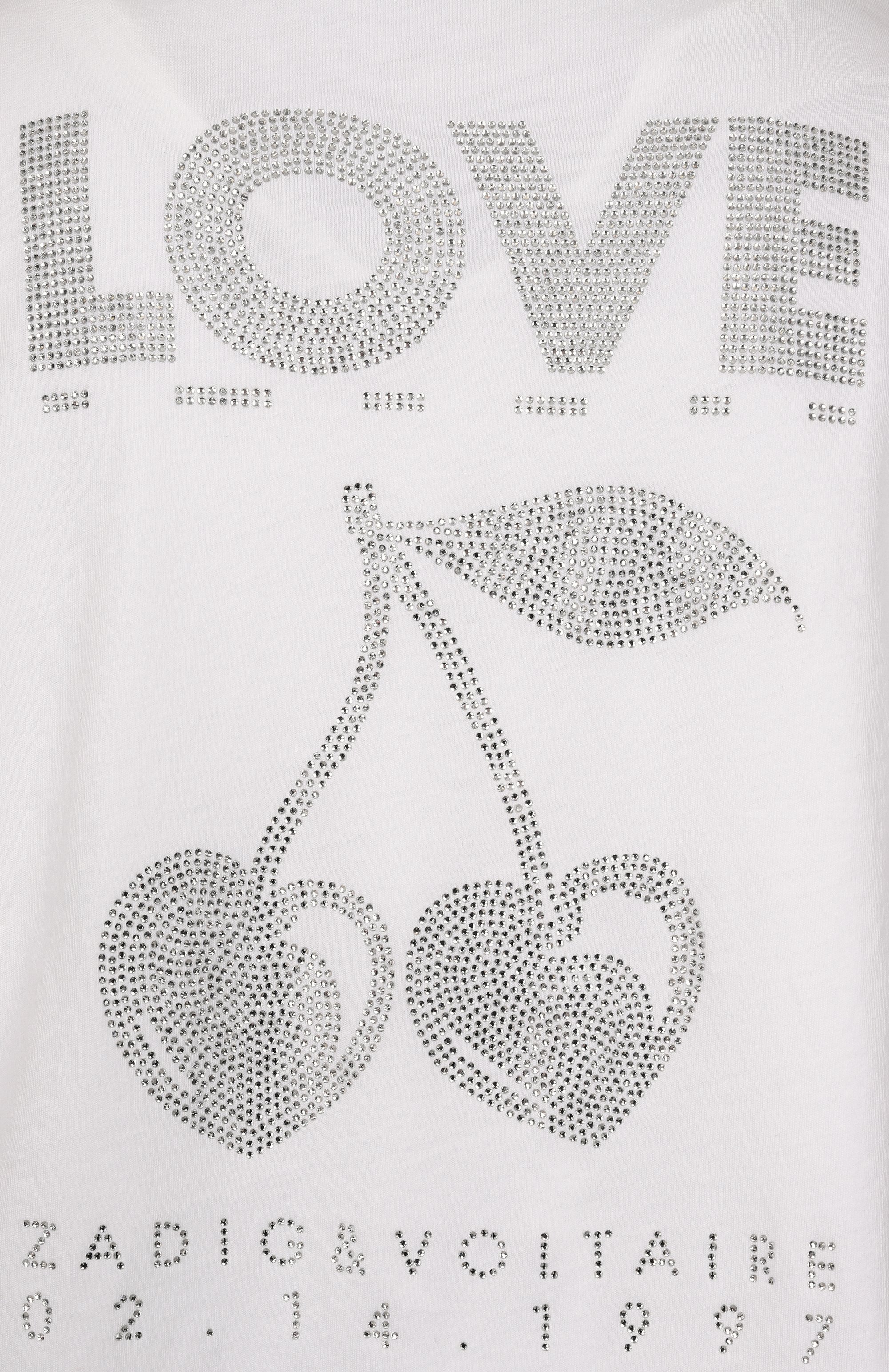 Хлопковый лонгслив-хенли ZADIG AND VOLTAIRE, арт. JWTN02607, фото 6