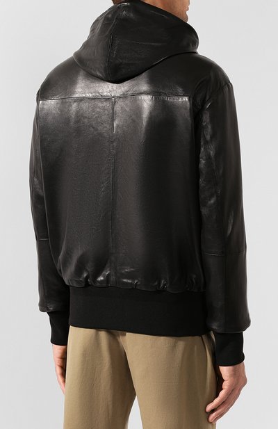Двусторонний кожаный бомбер MAISON MARGIELA, арт. S50AM0398/SY1400, фото 4