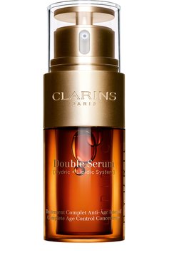 Комплексная омолаживающая двойная сыворотка double serum (30ml) CLARINS бесцветного цвета, арт. 80025862 | Фото 1 (Материал внутренний: Не назначено; Региональные ограничения белый список (Axapta Mercury): Не проставлено; Косметика кросс-кт: Антивозрастной уход; Нос: Не проставлено; Тип продукта: Сыворотки; Назначение: Для лица; Статус проверки: Проверена категория)