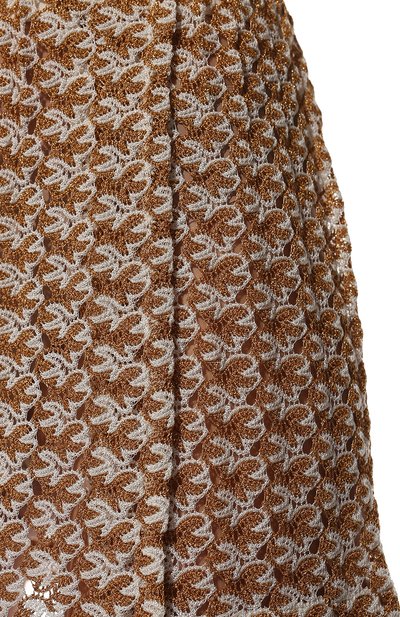Юбка из вискозы MISSONI золотого цвета по цене 55600 руб., арт. MS22SH08-BR00H0/S206T, фото 5 Юбка из вискозы MISSONI, арт. MS22SH08-BR00H0/S206T, фото 5