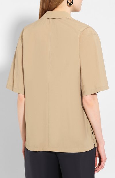 Рубашка LOW CLASSIC хаки цвета по цене 23250 руб., арт. L0W20SS_SH06KK, фото 4 Рубашка LOW CLASSIC, арт. L0W20SS_SH06KK, фото 4