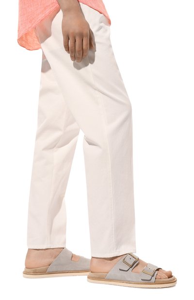 Замшевые шлепанцы urban BRUNELLO CUCINELLI, арт. MZUSILY235, фото 3