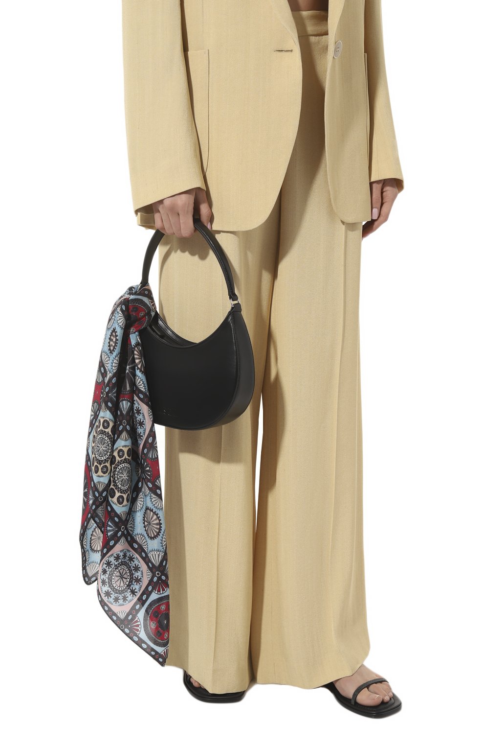 Шелковый платок византийский орнамент GOURJI, арт. T21VISRD7R/1, фото 2